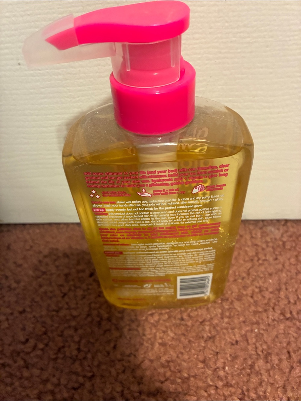 B.tan Glow your own way + shimmer with Hot Pink Pump - Picture 2 of 5